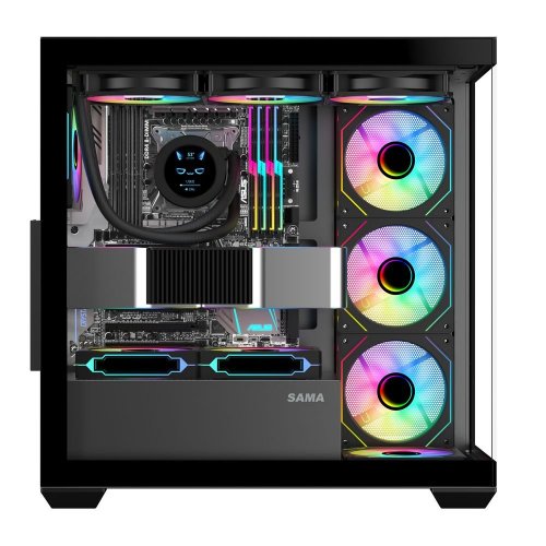 Купить Уценка корпус SAMA SV-01 без БП Black (Следы установки, 766776) с проверкой совместимости: обзор, характеристики, цена в Киеве, Днепре, Одессе, Харькове, Украине | интернет-магазин TELEMART.UA фото