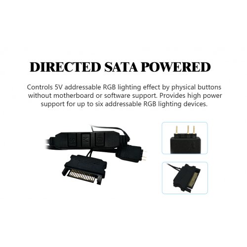 Купить Контроллер подсветки Thermalright ARGB Fan Controller 5V - цена в Харькове, Киеве, Днепре, Одессе
в интернет-магазине Telemart фото