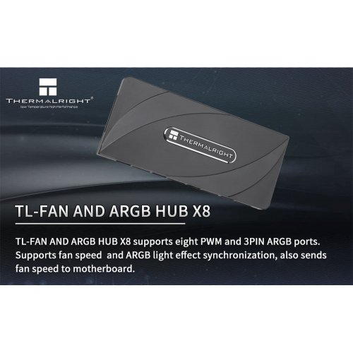 Купити Контролер Thermalright FAN & ARGB HUB X8 - ціна в Києві, Львові, Вінниці, Хмельницькому, Франківську, Україні | інтернет-магазин TELEMART.UA фото