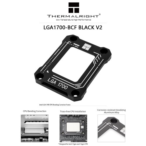 Купити Установчий комплект Thermalright LGA1700 BCF V2 Black - ціна в Києві, Львові, Вінниці, Хмельницькому, Франківську, Україні | інтернет-магазин TELEMART.UA фото