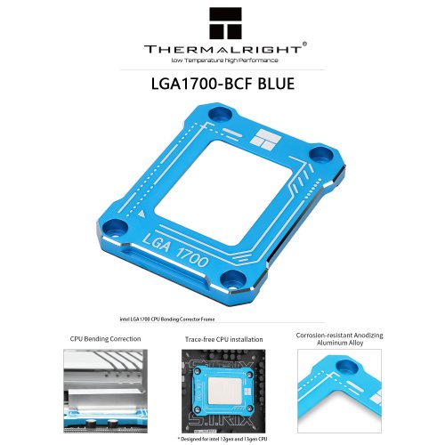 Купити Установчий комплект Thermalright LGA1700 BCF Blue - ціна в Києві, Львові, Вінниці, Хмельницькому, Франківську, Україні | інтернет-магазин TELEMART.UA фото