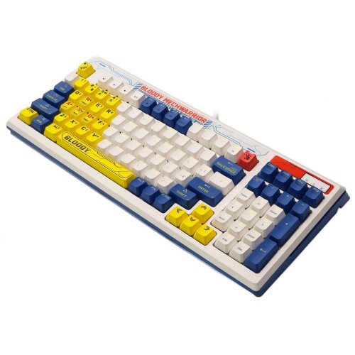 Купити Клавіатура A4Tech Bloody B950 RGB Warrior Blue - ціна в Києві, Львові, Вінниці, Хмельницькому, Франківську, Україні | інтернет-магазин TELEMART.UA фото