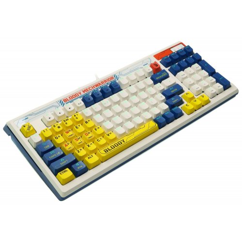 Купити Клавіатура A4Tech Bloody B950 RGB Warrior Blue - ціна в Києві, Львові, Вінниці, Хмельницькому, Франківську, Україні | інтернет-магазин TELEMART.UA фото
