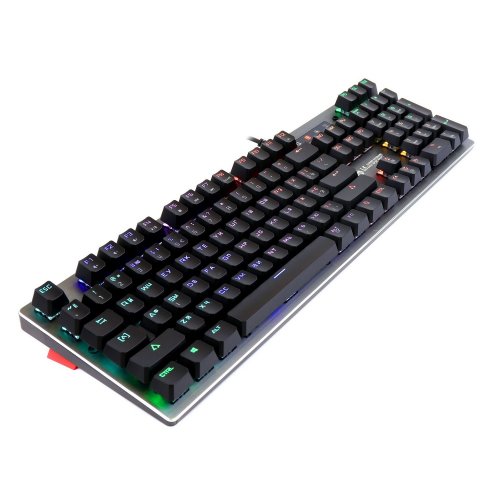 Купить Клавиатура A4Tech Bloody B760 LK Optic Green Switch Grey - цена в Харькове, Киеве, Днепре, Одессе
в интернет-магазине Telemart фото