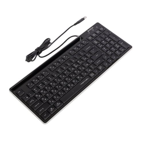 Клавіатура A4Tech FX70 Black купити в Україні: Київ, Львів, Хмельницький, Тернопіль, Івано-Франківськ | Низька ціна, відгуки, характеристики від TELEMART фото