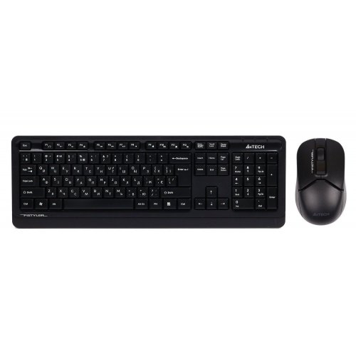 Купить Комплект A4Tech FG1012 Black - цена в Харькове, Киеве, Днепре, Одессе
в интернет-магазине Telemart фото