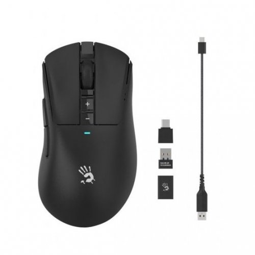 Купити Миша A4Tech Bloody R73 Ultra Black - ціна в Києві, Львові, Вінниці, Хмельницькому, Франківську, Україні | інтернет-магазин TELEMART.UA фото