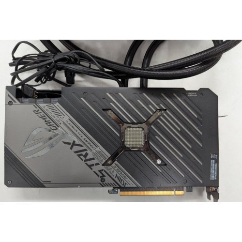 Відеокарта Asus ROG Radeon RX 6900 XT STRIX LC 16384MB (ROG-STRIX-LC-RX6900XT-T16G-GAMING) (Відновлено продавцем, 766979) купити з перевіркою сумісності: огляд, характеристики, ціна у Києві, Львові, Вінниці, Хмельницькому, Івано-Франківську, Україні | інтернет-магазин TELEMART.UA фото