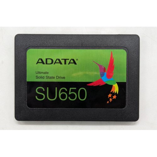 Купить Ssd-диск ADATA Ultimate SU650 3D NAND 120GB 2.5" (ASU650SS-120GT-R) (Восстановлено продавцом, 767006) с проверкой совместимости: обзор, характеристики, цена в Киеве, Днепре, Одессе, Харькове, Украине | интернет-магазин TELEMART.UA фото