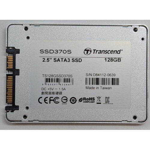 Ssd-диск Transcend SSD370S Premium 128GB 2.5" (TS128GSSD370S) (Відновлено продавцем, 767058) купити з перевіркою сумісності: огляд, характеристики, ціна у Києві, Львові, Вінниці, Хмельницькому, Івано-Франківську, Україні | інтернет-магазин TELEMART.UA фото