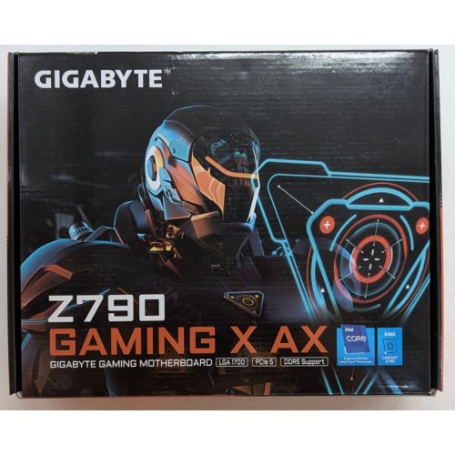 Купить Материнская плата Gigabyte Z790 GAMING X AX (s1700, Intel Z790) (Восстановлено продавцом, 767066) с проверкой совместимости: обзор, характеристики, цена в Киеве, Днепре, Одессе, Харькове, Украине | интернет-магазин TELEMART.UA фото