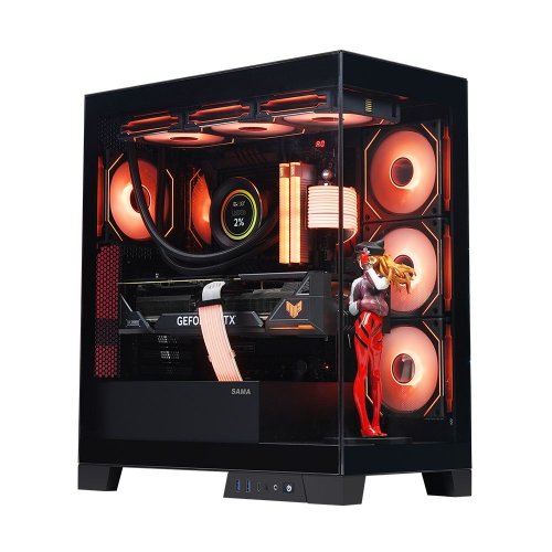 Корпус SAMA Neview 2351 без БЖ Black купити з перевіркою сумісності: огляд, характеристики, ціна у Києві, Львові, Вінниці, Хмельницькому, Івано-Франківську, Україні | інтернет-магазин TELEMART.UA фото