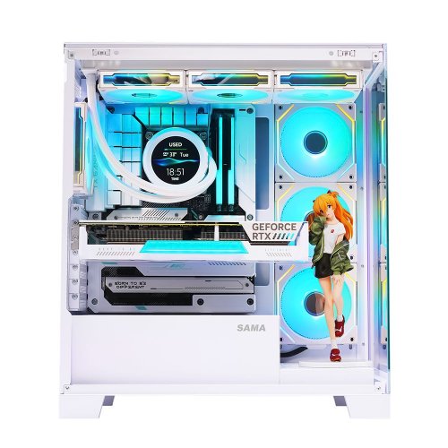 Купить Корпус SAMA Neview 2351 без БП White с проверкой совместимости: обзор, характеристики, цена в Киеве, Днепре, Одессе, Харькове, Украине | интернет-магазин TELEMART.UA фото