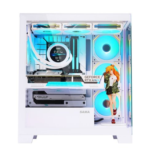 Купить Корпус SAMA Neview 2351 без БП White с проверкой совместимости: обзор, характеристики, цена в Киеве, Днепре, Одессе, Харькове, Украине | интернет-магазин TELEMART.UA фото
