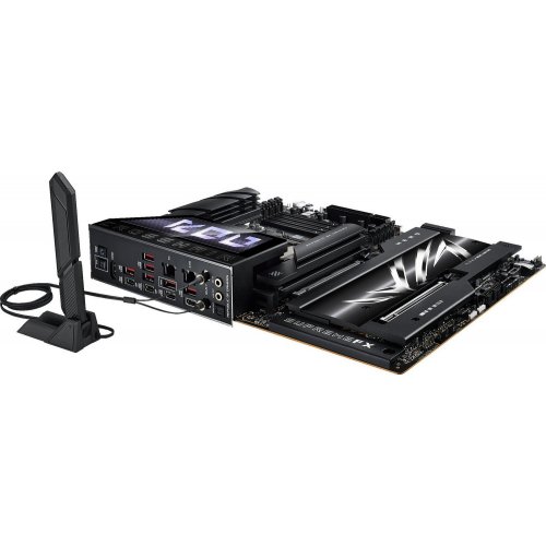 Уцінка материнська плата Asus ROG CROSSHAIR X870E HERO (sAM5, AMD X870E) (Сліди використання, 767088) купити з перевіркою сумісності: огляд, характеристики, ціна у Києві, Львові, Вінниці, Хмельницькому, Івано-Франківську, Україні | інтернет-магазин TELEMART.UA фото