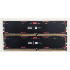 Озу GoodRAM DDR4 32GB (2x16GB) 2400Mhz IRDM X Black (IR-X2400D464L16A/32GDC) (Восстановлено продавцом, 767258)