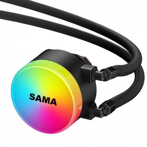 Готова СВО SAMA SI360mm Black купити з перевіркою сумісності: огляд, характеристики, ціна у Києві, Львові, Вінниці, Хмельницькому, Івано-Франківську, Україні | інтернет-магазин TELEMART.UA фото