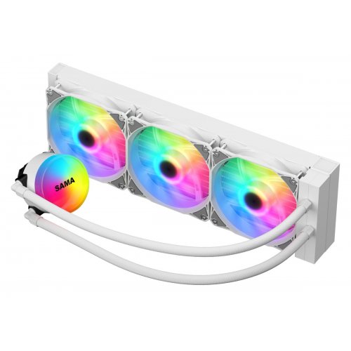 Готова СВО SAMA SI360mm White купити з перевіркою сумісності: огляд, характеристики, ціна у Києві, Львові, Вінниці, Хмельницькому, Івано-Франківську, Україні | інтернет-магазин TELEMART.UA фото