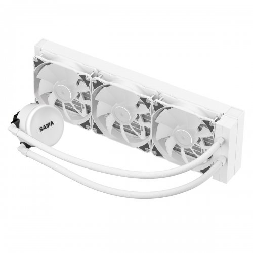 Готова СВО SAMA SI360mm White купити з перевіркою сумісності: огляд, характеристики, ціна у Києві, Львові, Вінниці, Хмельницькому, Івано-Франківську, Україні | інтернет-магазин TELEMART.UA фото