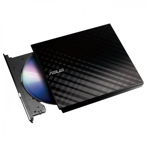 Купити Оптичний привід Asus SDRW-08D2S-U LITE/BLK/G/AS (90-DQ0435-UA221KZ) Black - ціна в Києві, Львові, Вінниці, Хмельницькому, Франківську, Україні | інтернет-магазин TELEMART.UA фото