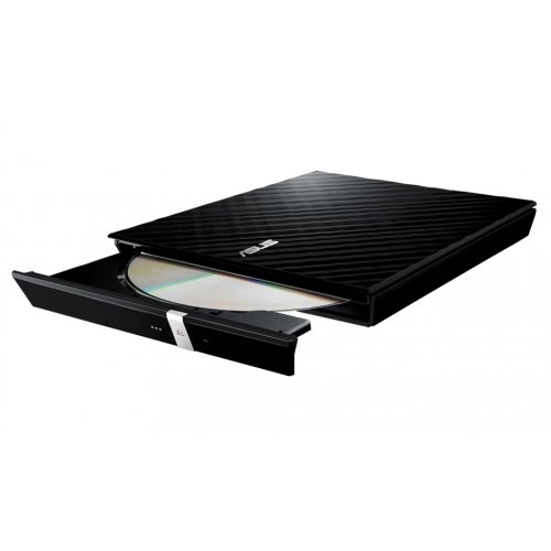 Купити Оптичний привід Asus SDRW-08D2S-U LITE/DBLK/G/AS (90-DQ0435-UA161KZ) Black - ціна в Києві, Львові, Вінниці, Хмельницькому, Франківську, Україні | інтернет-магазин TELEMART.UA фото