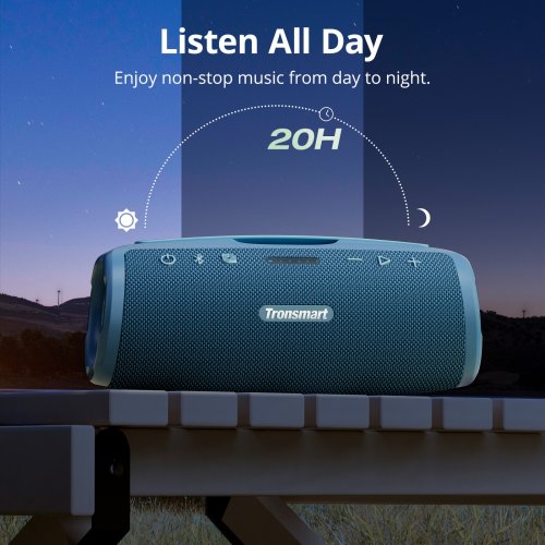 Купить Портативная акустика Tronsmart Mirtune S100 (1120932) Blue - цена в Харькове, Киеве, Днепре, Одессе
в интернет-магазине Telemart фото
