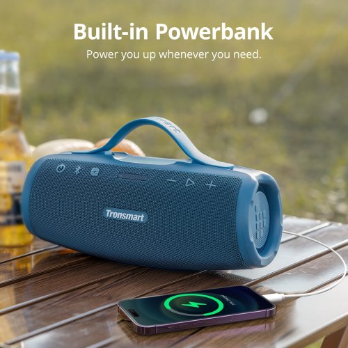 Купить Портативная акустика Tronsmart Mirtune S100 (1120932) Blue - цена в Харькове, Киеве, Днепре, Одессе
в интернет-магазине Telemart фото