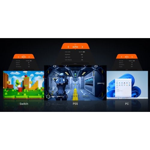 Купить Монитор BenQ 27" EX271 (9H.LNALA.TBE) White - цена в Харькове, Киеве, Днепре, Одессе
в интернет-магазине Telemart фото