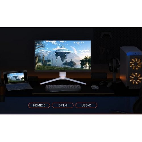 Купить Монитор BenQ 27" EX271Q (9H.LNCLB.QBE) White - цена в Харькове, Киеве, Днепре, Одессе
в интернет-магазине Telemart фото