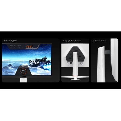 Купить Монитор BenQ 27" EX271Q (9H.LNCLB.QBE) White - цена в Харькове, Киеве, Днепре, Одессе
в интернет-магазине Telemart фото
