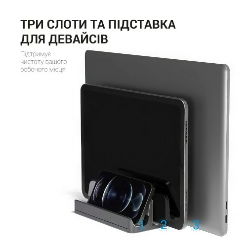 Купити Уцінка вертикальна підставка під ноутбук OfficePro LS730 Grey (Вітринний зразок, 767342) - ціна в Києві, Львові, Вінниці, Хмельницькому, Франківську, Україні | інтернет-магазин TELEMART.UA фото