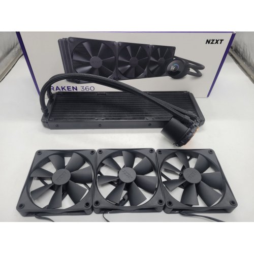 Купить Уценка готовая сво NZXT Kraken 360 (RL-KN360-B1) (Следы использования, 767351) с проверкой совместимости: обзор, характеристики, цена в Киеве, Днепре, Одессе, Харькове, Украине | интернет-магазин TELEMART.UA фото