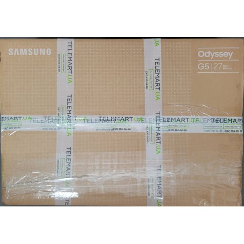 Купити Уцінка монітор Samsung 27" Odyssey G5 (LS27DG500EIXCI) Black (Пошкоджено пакування, 767366) - ціна в Києві, Львові, Вінниці, Хмельницькому, Франківську, Україні | інтернет-магазин TELEMART.UA фото