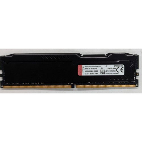 Купить Озу Kingston DDR4 4GB 2666Hz HyperX FURY Black (HX426C15FB/4) (Восстановлено продавцом, 767390) с проверкой совместимости: обзор, характеристики, цена в Киеве, Днепре, Одессе, Харькове, Украине | интернет-магазин TELEMART.UA фото