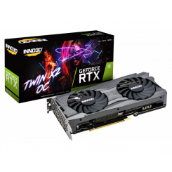 Видеокарта Inno3D GeForce RTX 3070 Twin X2 OC 8192MB (N30702-08D6X-171032LH) LHR (Восстановлено продавцом, 767410)