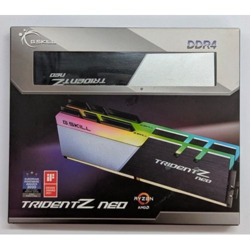 Озп G.Skill DDR4 32GB (2x16GB) 3600Mhz Trident Z NEO (F4-3600C18D-32GTZN) (Відновлено продавцем, 767559) купити з перевіркою сумісності: огляд, характеристики, ціна у Києві, Львові, Вінниці, Хмельницькому, Івано-Франківську, Україні | інтернет-магазин TELEMART.UA фото