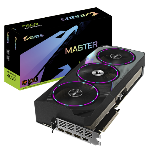 Купить Видеокарта Gigabyte GeForce RTX 4090 AORUS MASTER 24576MB (GV-N4090AORUS M-24GD) (Восстановлено продавцом, 767587) с проверкой совместимости: обзор, характеристики, цена в Киеве, Днепре, Одессе, Харькове, Украине | интернет-магазин TELEMART.UA фото