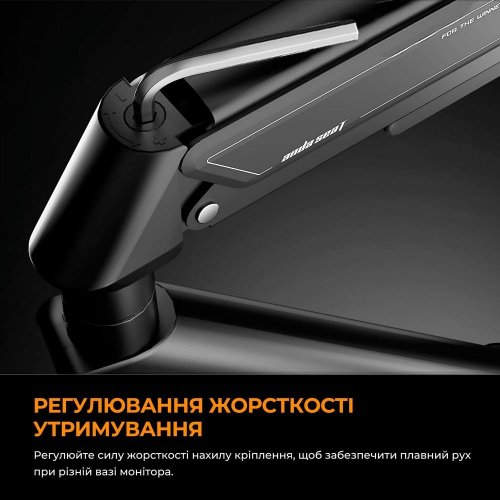 Купити Уцінка настільне кріплення для монітора Anda Seat Stealth II 17-32" (AD-W-A6D-1S-FW) White (Сліди використання, 767609) - ціна в Києві, Львові, Вінниці, Хмельницькому, Франківську, Україні | інтернет-магазин TELEMART.UA фото