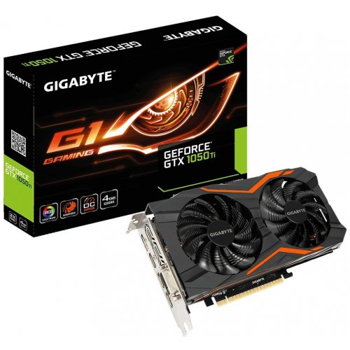 Купить Видеокарта Gigabyte GeForce GTX 1050 Ti G1 Gaming 4096MB (GV-N105TG1 GAMING-4GD) (Восстановлено продавцом, 767623) с проверкой совместимости: обзор, характеристики, цена в Киеве, Днепре, Одессе, Харькове, Украине | интернет-магазин TELEMART.UA фото