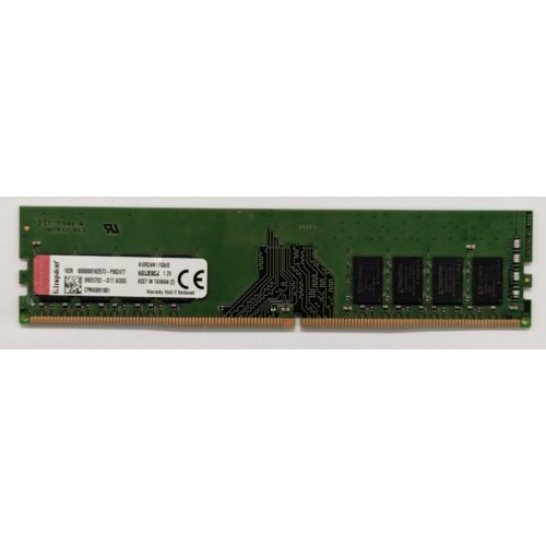 Озп Kingston DDR4 8GB 2400Mhz ValueRAM (KVR24N17S8/8) (Відновлено продавцем, 767667) купити з перевіркою сумісності: огляд, характеристики, ціна у Києві, Львові, Вінниці, Хмельницькому, Івано-Франківську, Україні | інтернет-магазин TELEMART.UA фото