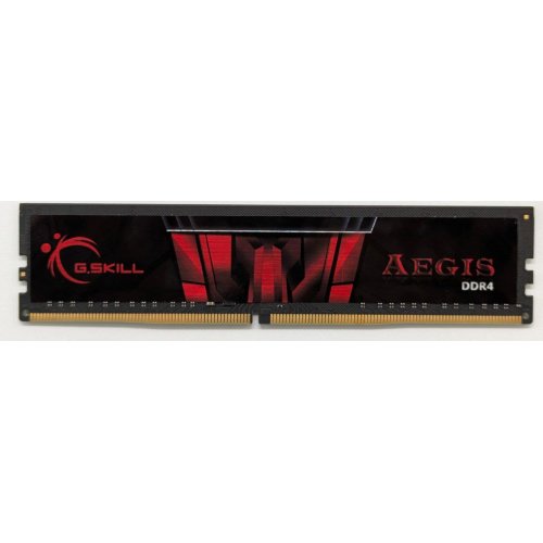 Купить Озу G.Skill DDR4 8GB 2400Mhz Aegis (F4-2400C17S-8GIS) (Восстановлено продавцом, 767669) с проверкой совместимости: обзор, характеристики, цена в Киеве, Днепре, Одессе, Харькове, Украине | интернет-магазин TELEMART.UA фото