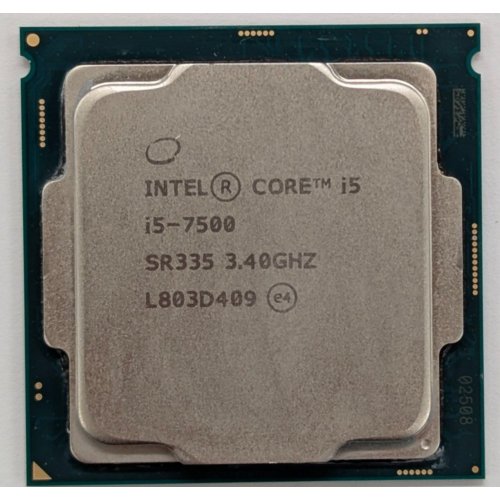 Процесор Intel Core i5-7500 3.4(3.8)GHz 6MB s1151 Tray (CM8067702868012) (Відновлено продавцем, 767674) купити з перевіркою сумісності: огляд, характеристики, ціна у Києві, Львові, Вінниці, Хмельницькому, Івано-Франківську, Україні | інтернет-магазин TELEMART.UA фото
