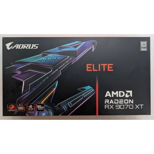 Відеокарта Gigabyte Radeon RX 9070 XT AORUS ELITE 16384MB (GV-R9070XTAORUS E-16GD) (Відновлено продавцем, 767704) купити з перевіркою сумісності: огляд, характеристики, ціна у Києві, Львові, Вінниці, Хмельницькому, Івано-Франківську, Україні | інтернет-магазин TELEMART.UA фото