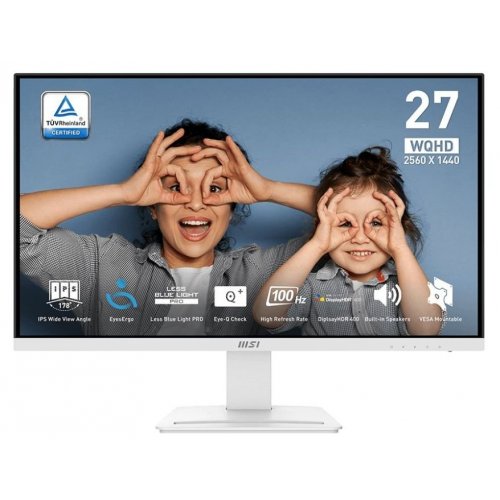 Купить Уценка монитор MSI 27" PRO MP273QW E2 White (Битые пиксели, 1шт., 767732) - цена в Харькове, Киеве, Днепре, Одессе
в интернет-магазине Telemart фото