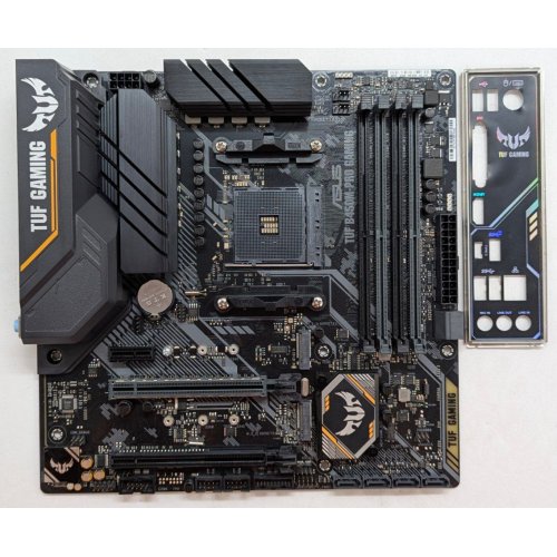 Купить Материнская плата Asus TUF B450M-PRO GAMING (sAM4, AMD B450) (Восстановлено продавцом, 767741) с проверкой совместимости: обзор, характеристики, цена в Киеве, Днепре, Одессе, Харькове, Украине | интернет-магазин TELEMART.UA фото
