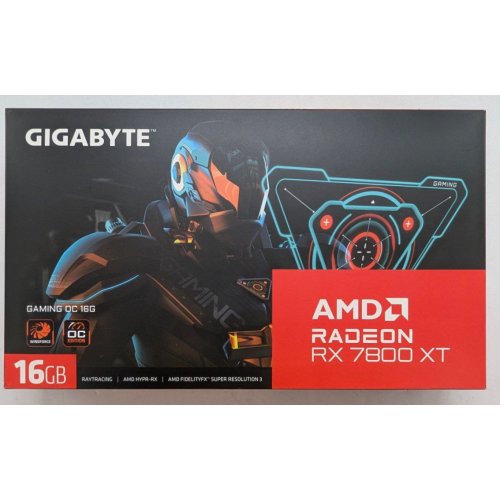 Купить Видеокарта Gigabyte Radeon RX 7800 XT Gaming OC 16384MB (GV-R78XTGAMING OC-16GD) (Восстановлено продавцом, 767745) с проверкой совместимости: обзор, характеристики, цена в Киеве, Днепре, Одессе, Харькове, Украине | интернет-магазин TELEMART.UA фото
