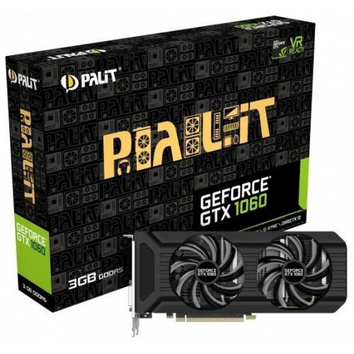 Відеокарта Palit GeForce GTX 1060 Dual 3072MB (NE51060015F9-1061D) (Відновлено продавцем, 767892) купити з перевіркою сумісності: огляд, характеристики, ціна у Києві, Львові, Вінниці, Хмельницькому, Івано-Франківську, Україні | інтернет-магазин TELEMART.UA фото