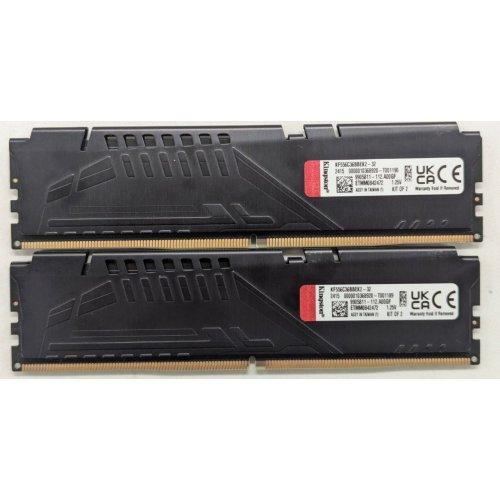 Купить Озу Kingston DDR5 32GB (2x16GB) 5600Mhz FURY Beast (KF556C36BBEK2-32) (Восстановлено продавцом, 767933) с проверкой совместимости: обзор, характеристики, цена в Киеве, Днепре, Одессе, Харькове, Украине | интернет-магазин TELEMART.UA фото