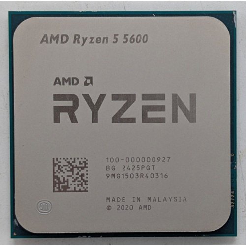 Процесор AMD Ryzen 5 5600 3.5(4.4)GHz 32MB sAM4 Tray (100-000000927) (Відновлено продавцем, 767951) купити з перевіркою сумісності: огляд, характеристики, ціна у Києві, Львові, Вінниці, Хмельницькому, Івано-Франківську, Україні | інтернет-магазин TELEMART.UA фото
