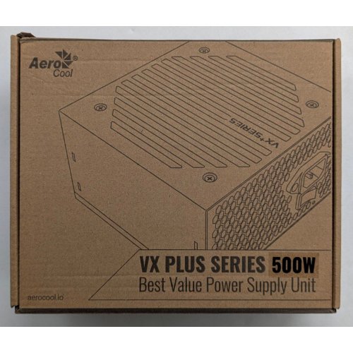 Купить Блок питания Aerocool VX PLUS 500W (VX PLUS 500) (Восстановлено продавцом, 768072) с проверкой совместимости: обзор, характеристики, цена в Киеве, Днепре, Одессе, Харькове, Украине | интернет-магазин TELEMART.UA фото